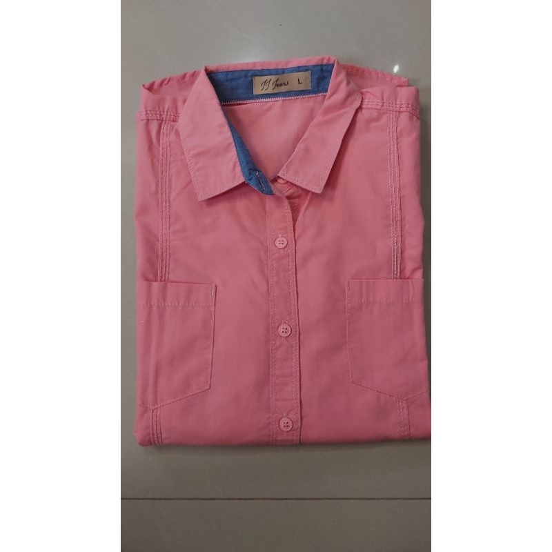 Kemeja JJ Jeans Pink L (PRELOVED)