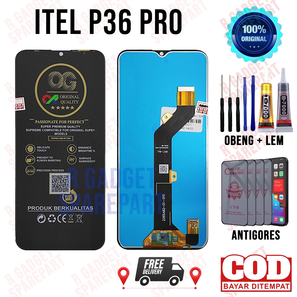 Lcd ITEL P36 Pro Original OEM Quality Lcd Touchscreen ITEL P36 Pro  Fullset