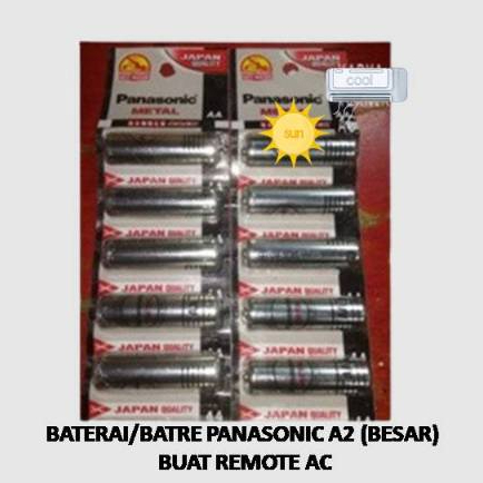BATERAI/BATRE PANASONIC A2 (BESAR) BUAT REMOTE AC
