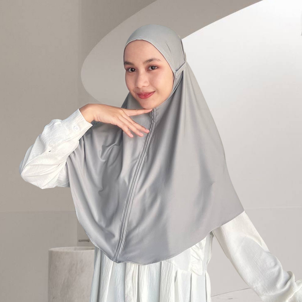 Hijab Bergo Tali Size L/Jilbab Instan Tali L/Bergo Maryam Tali L