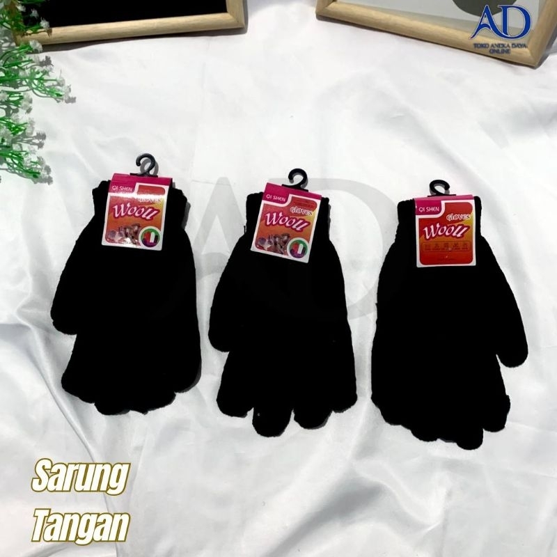 Aneka Daya - Sarung Tangan Sepeda Motor Cewek / Cowok Qishen HTM Full Jl- Sarung Tangan Murah Premiu