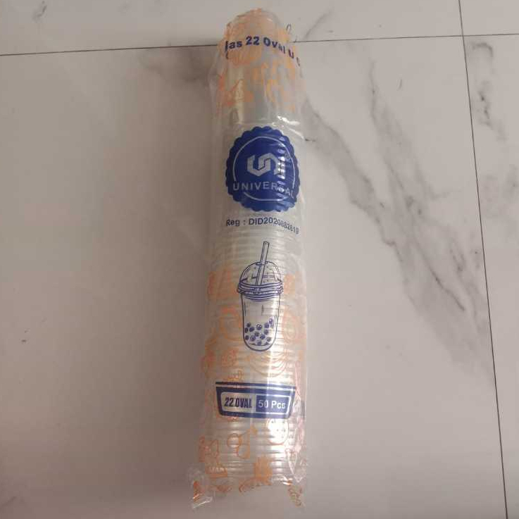 Gelas Oval 22 oz Universal / Gelas Cup 22 oz / Gelas Cup Oval 22oz / Gelas Oval 18 oz / Gelas cup ov