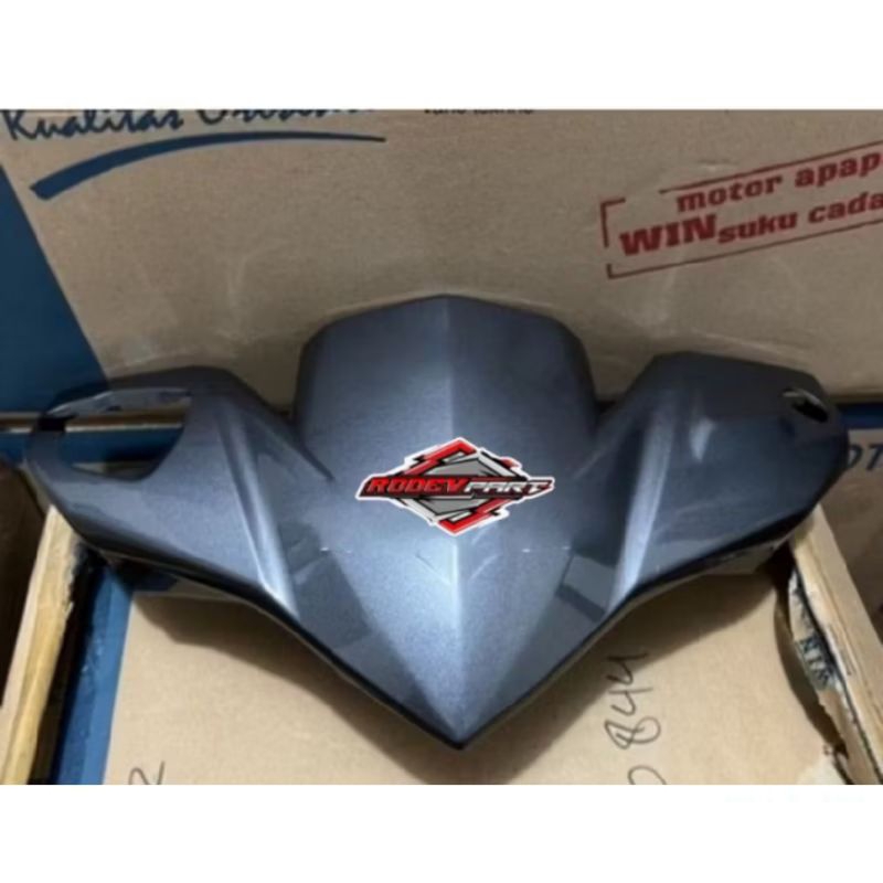 batok totok depan belakang Vario techno 110 karbu warna silver