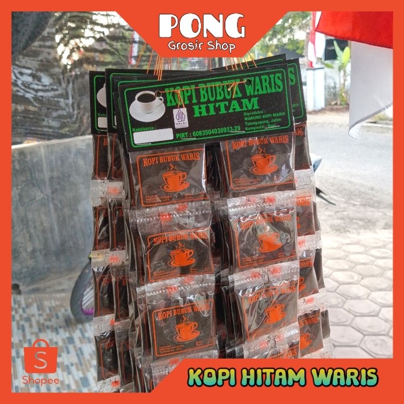 

Kopi Sachet Hitam Waris Tulungagung Renteng Renceng 20pcs 5gram