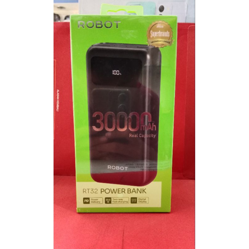 powerbank robot rt 32 30000mah
