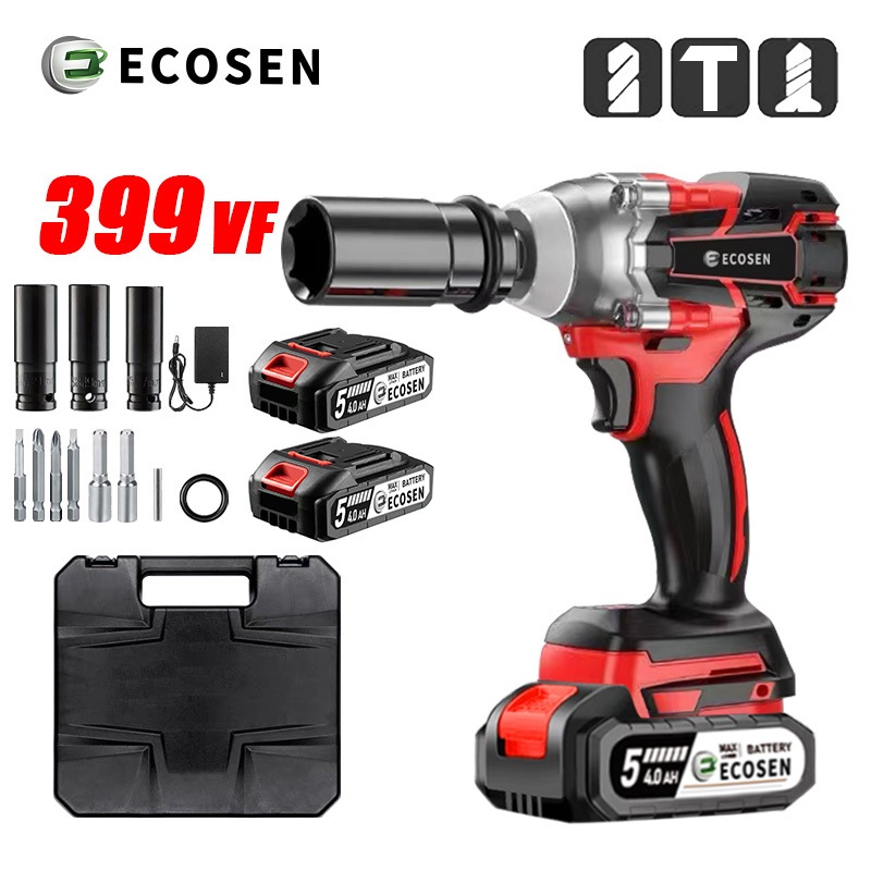 MAKITA Brushless Mesin bor Impact baterai 13MM Cordless Impact wrench Impact 599VF 2baterai impek ba