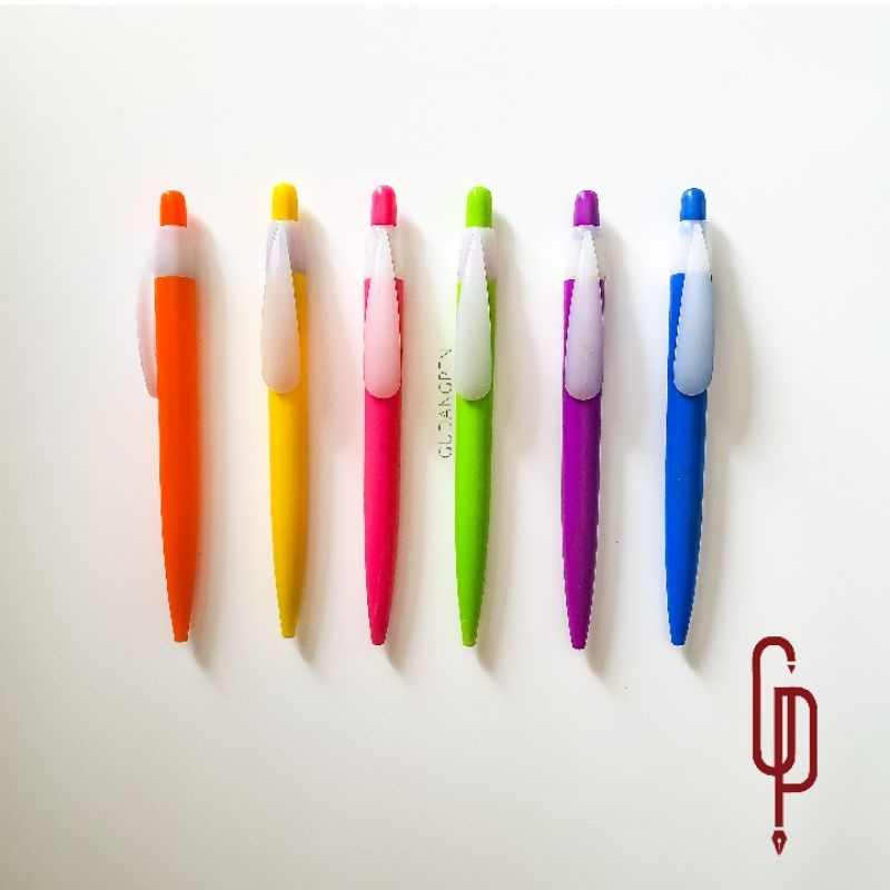 

Pulpen Plastik Souvenir Capung + Sablon 1 warna 1 sisi