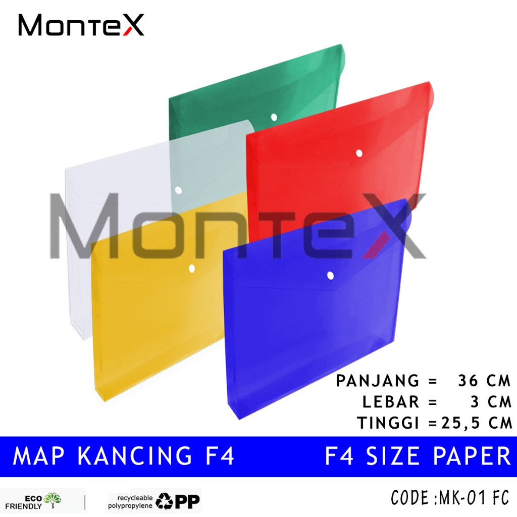 

MONTEX MAP KANCING PUNGGUNG F4 FOLIO SPINE /MK-01 FC (SATUAN)