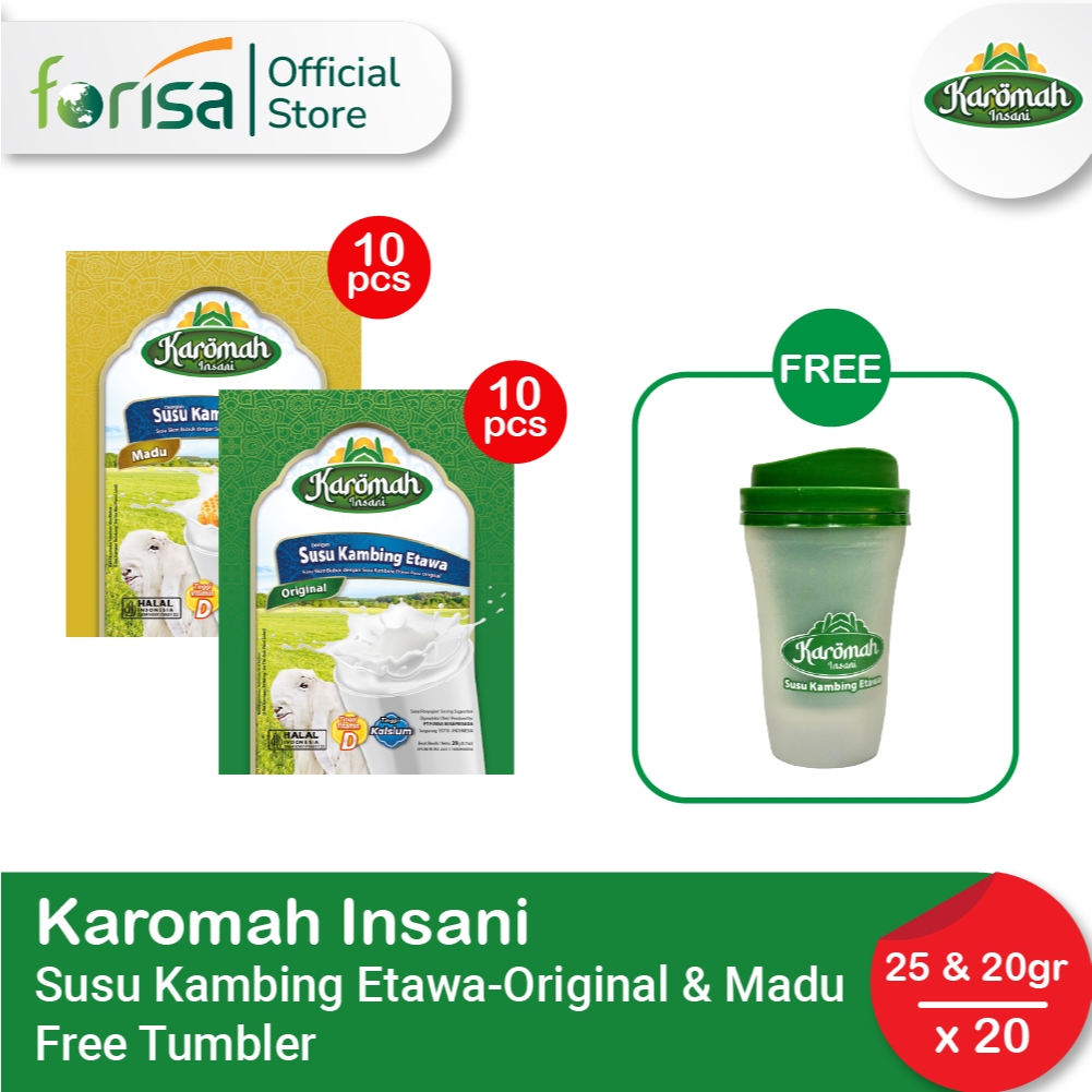 

[BUY2GETGIFT] Paket Karomah Insani Susu Kambing Etawa