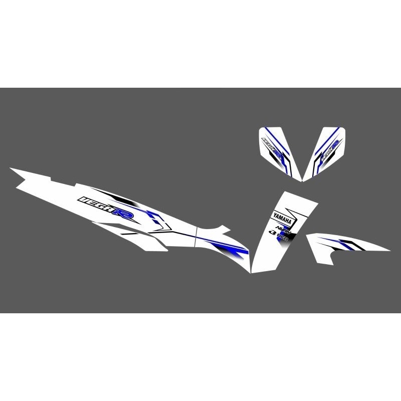 Striping Transparan Vega R New Racing Style - Stiker Striping Vega R New 110 Variasi Racing - SVGR-U