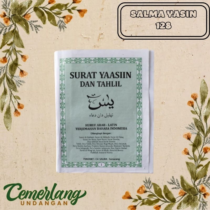 Isi Yasin Salma 128 Halaman HVS