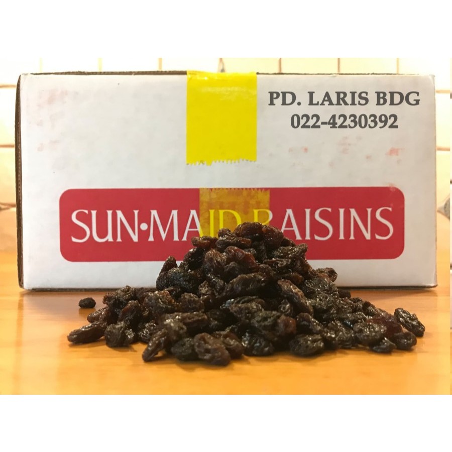 

Kismis Sunmaid California Repack 1kg ( Sunmaid Raisins) / Kualitas Premium / Produk Original 100%