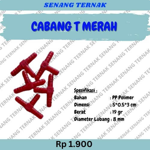 CABANG T / KONEKTOR PIPA AIR