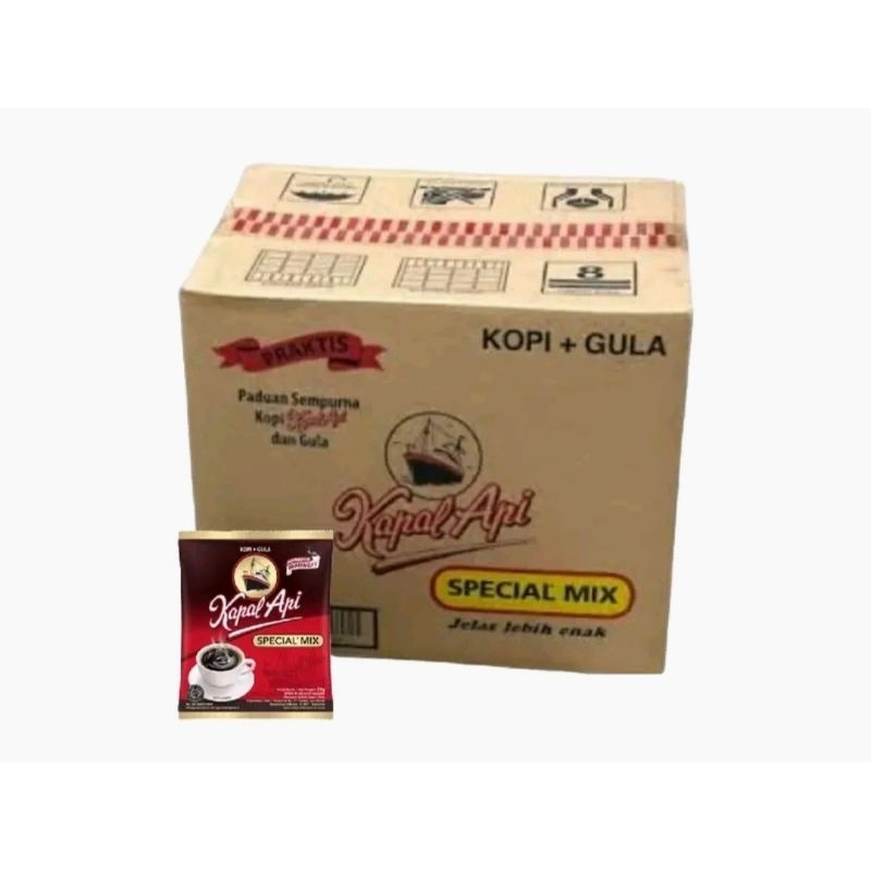 

Kapal Api Special Mix 25 GRAM | 120 Sachet 1 Dus | KOPI INSTAN KAPAL API