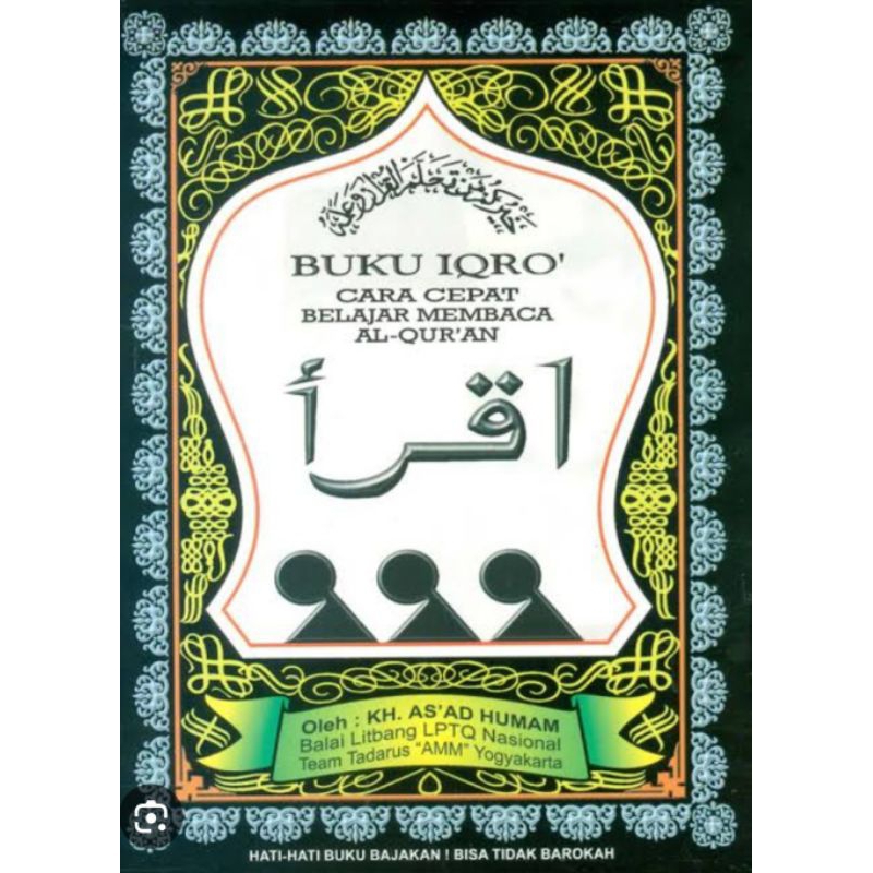 

IQRO' BESAR JILID 1-6 ORI (free tuding ngaji)