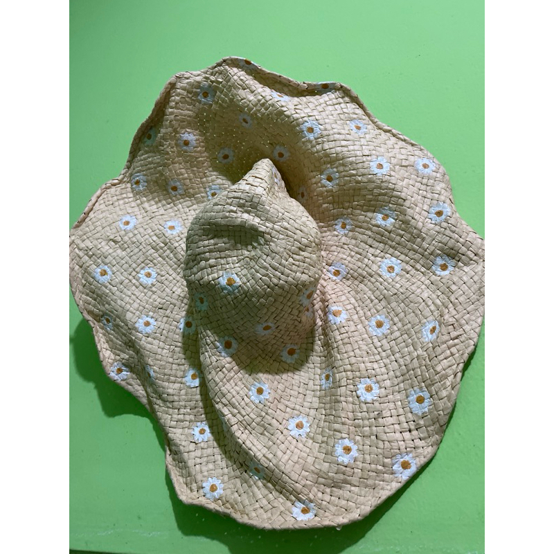 topi anyam topi pantai ZARA