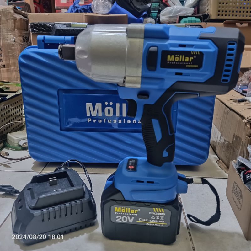 MOLLAR CIW20980 Cordless impact wrench Brushless 980Nm 3/4 in - Mollar impact pembuka baut