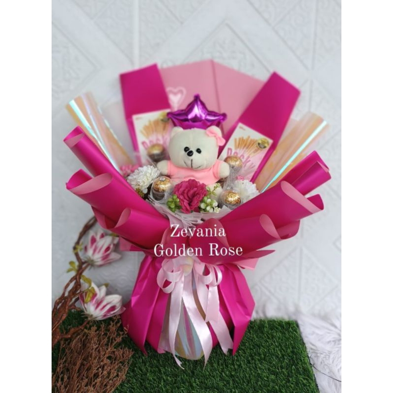 

Buket Boneka Coklat