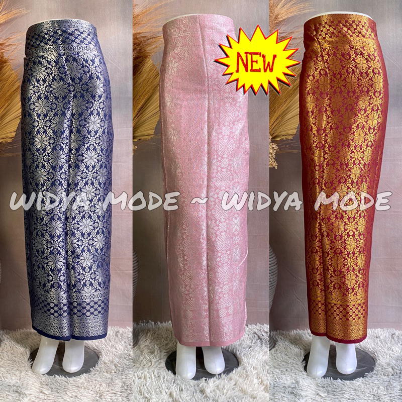 Rok Lilit Songket Palembang Rok Songket Lilit Wanita Rok Lilit Bawahan Kebaya Mewah Rok Songket