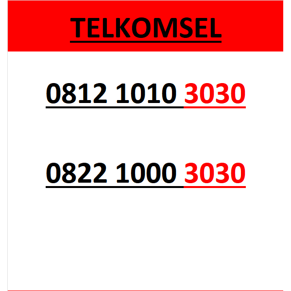nomor cantik telkomsel simpati seri abab 3030 murah lengkap wn84 6000