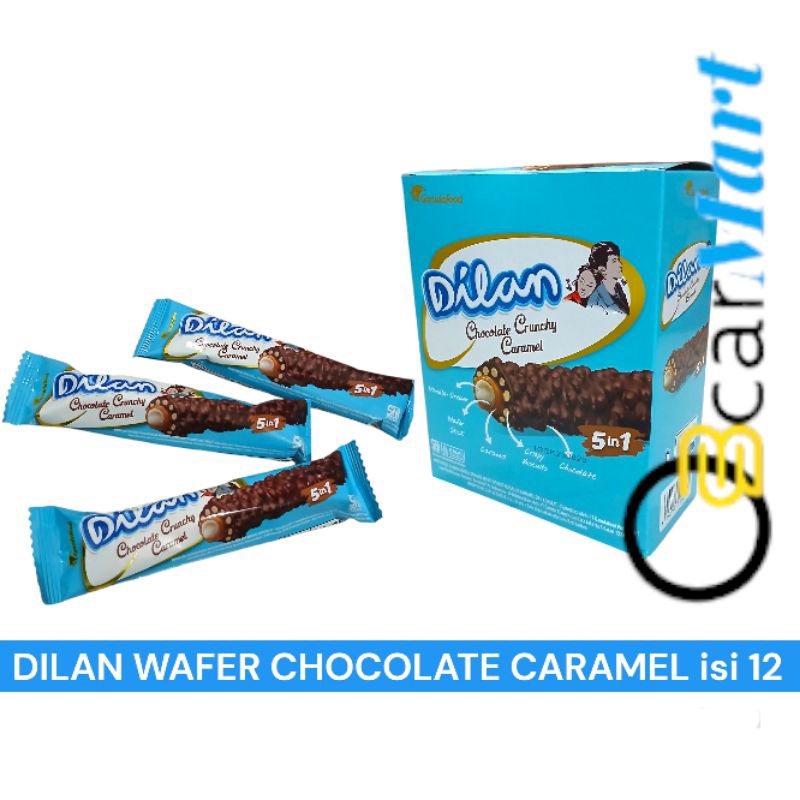 

[Depo] Wafer DILAN CHOCO CRUNCHY CARAMEL VANILLA isi 12