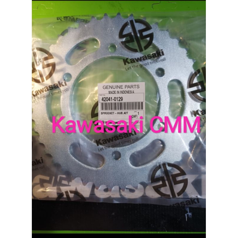 Gear gir belakang Ninja rr Mono, Z250 sl. Original kawasaki.