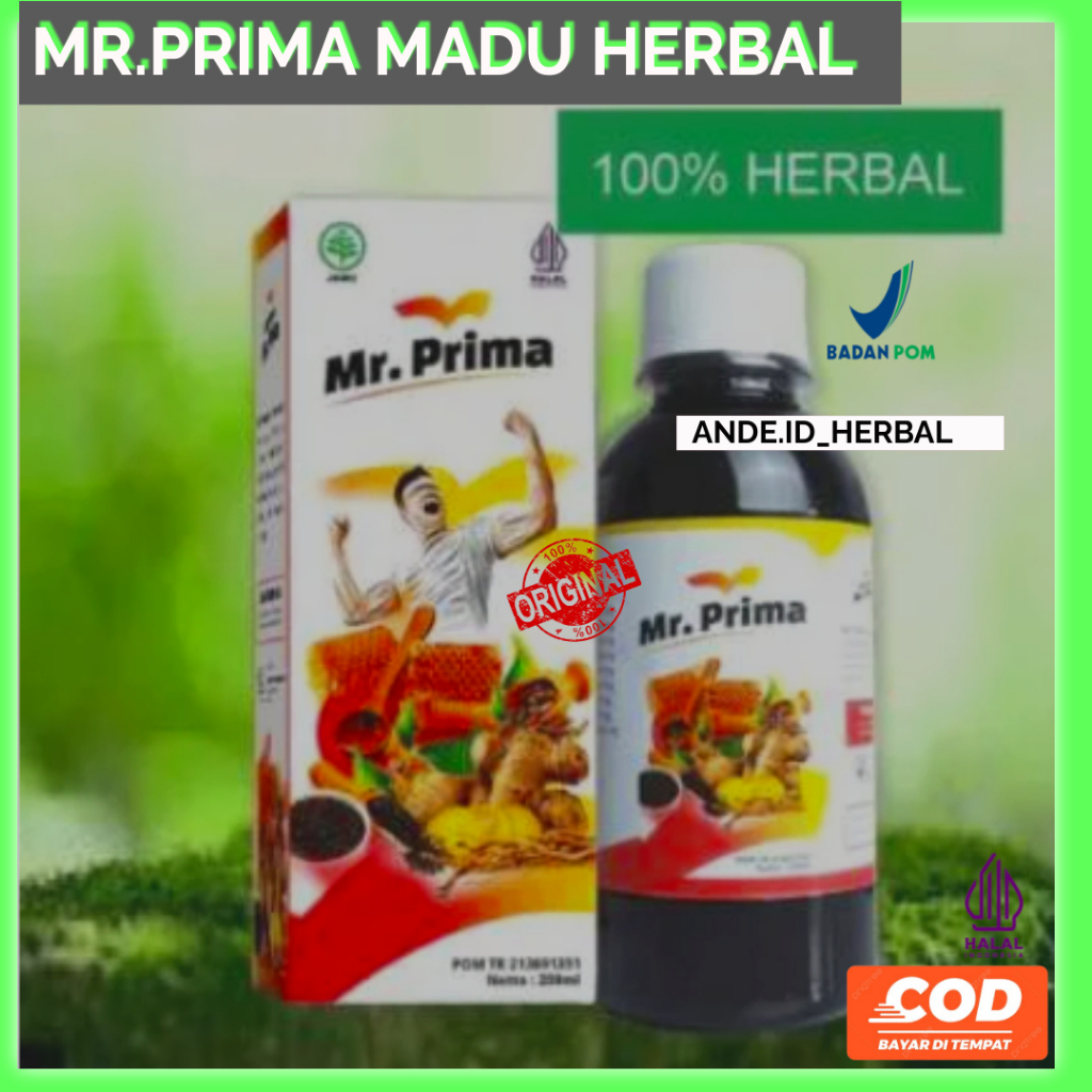 

PROMO DISKON MADU MR PRIMA TERONG PRIA BERSTAMINA , KUAT DAN TAHAN LAMA 250 ml MADU HERBAL ASLI