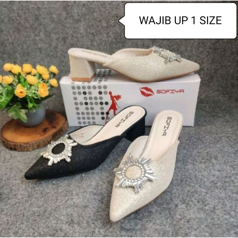 [BISA COD] SOFIYA ORI 8046 2 SEPATU BUSTONG WANITA IMPORT/ IMPOR / SEPATU HAK TAHU TINGGI  6CM / HEE