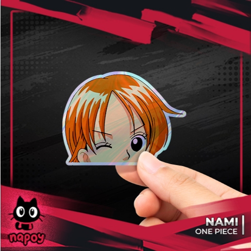 

Stiker Hologram Anime One Piece - Nami