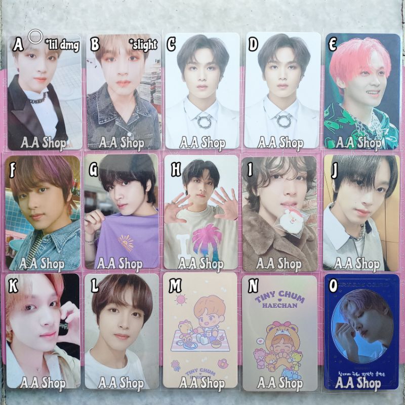 Ready GET DISC 1k-8k Haechan Photocard Official We Boom Fortune The Link Luggage Sticker 2 Baddies B