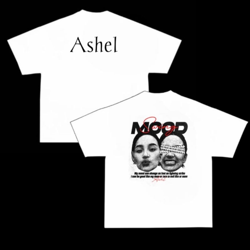 T-shirt Ashel JKT48 | KAOS STREETWEAR | Tshirt jkt48 Ashel pria wanita dewasa anak cotton 24s 30s co