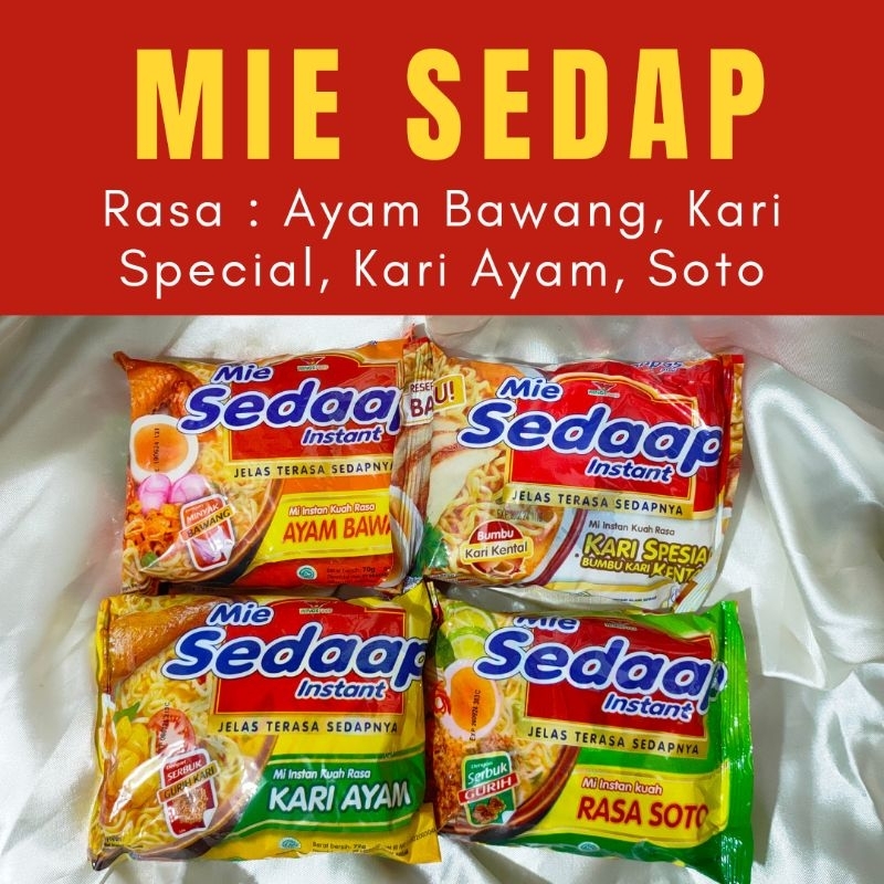 

Mie Sedap Goreng, Selection, Soto, Kari Special