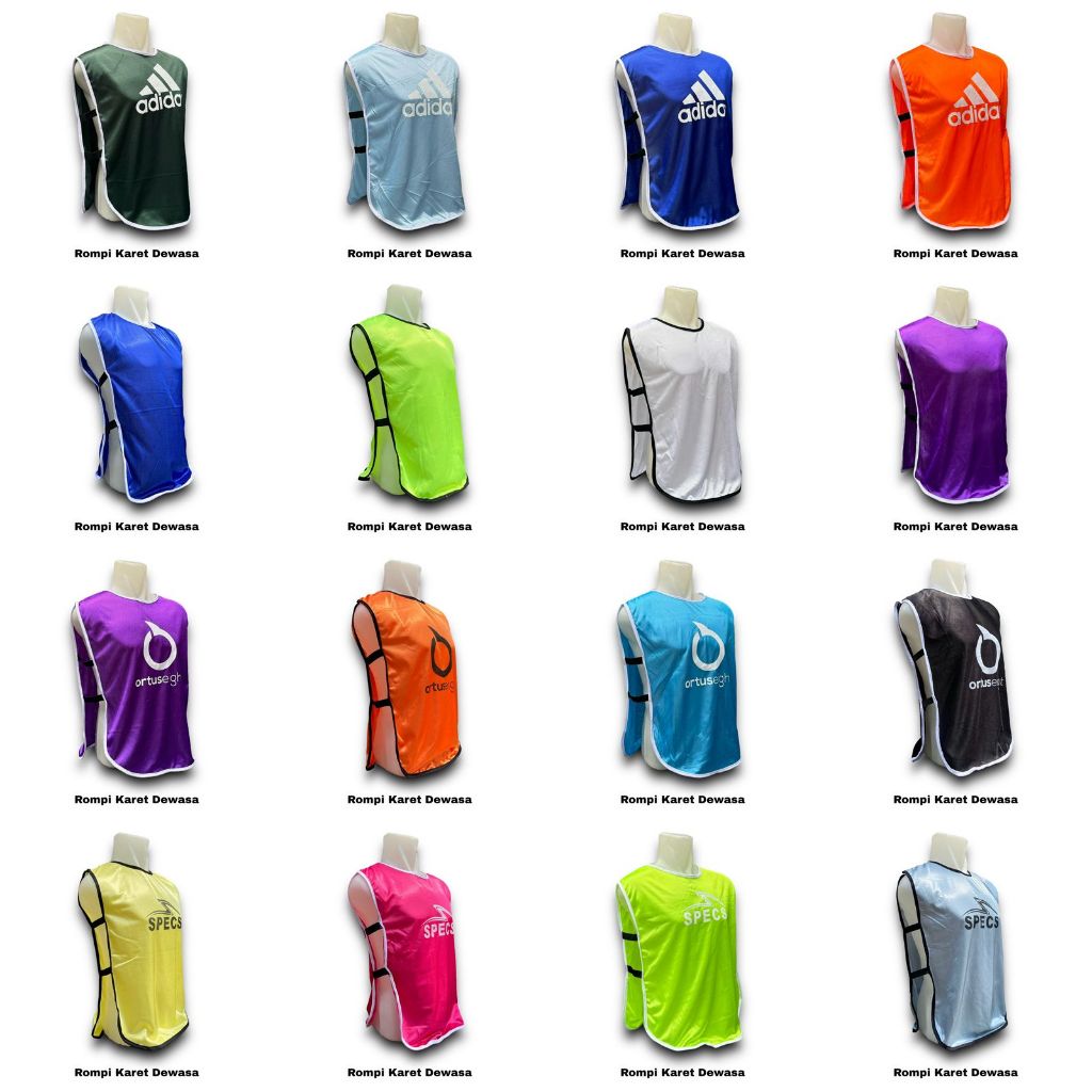 Rompi Futsal Karet Rompi Bola Karet Pada Sisi Samping Rompi Training Bola Futsal Timnas Rompi Olahra