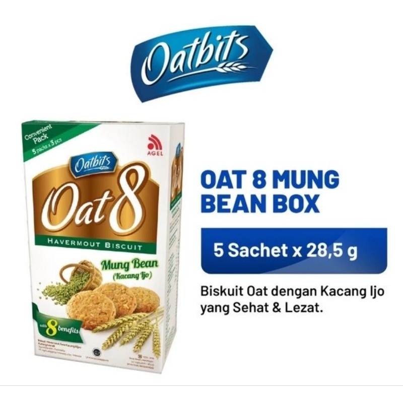 

OatBits8 Biskuit Oat 1Dus Isi 5 Sachet x 28,5gr