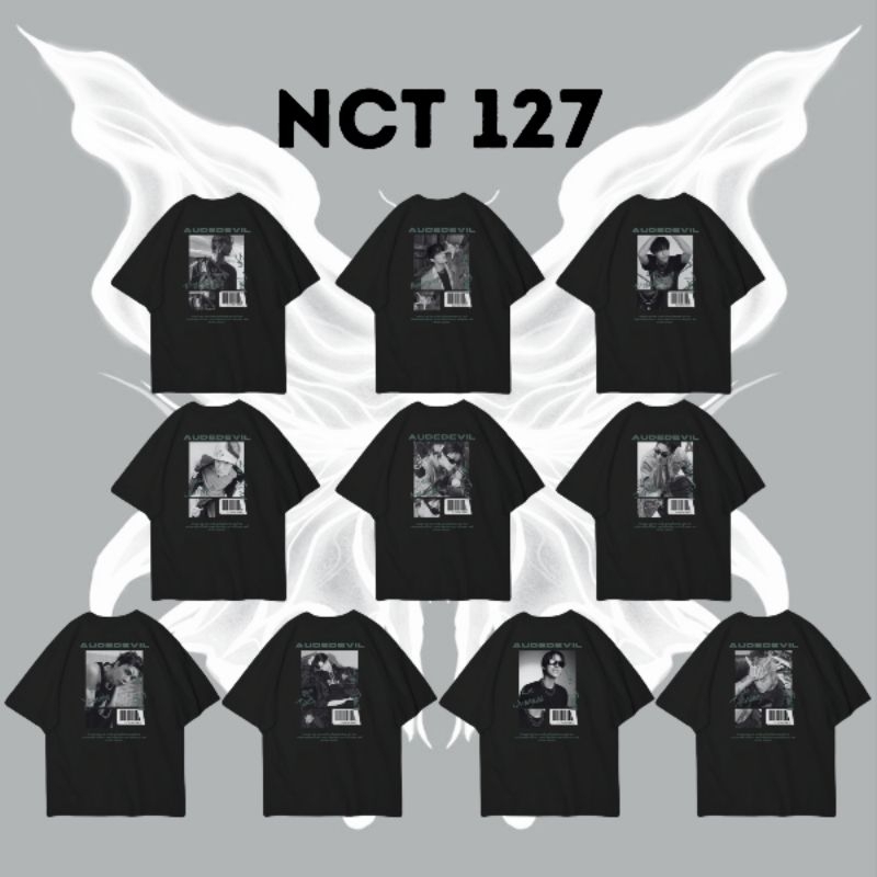 [PART 2] VEMTUS T-SHIRT KAOS NCT 127 AUDEDEVIL HAECHAN MARK DOYOUNG JAEHYUN YUTA WINWIN JOHNNY TAEIL