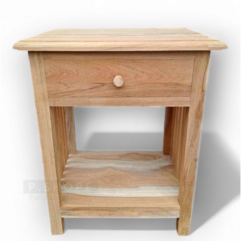 MEJA TERAS KECIL MULTIFUNGSI UNTUK MEJA VAS BUNGA DAN MEJA AQUARIUM HIAS KECIL BAHAN KAYU JATI