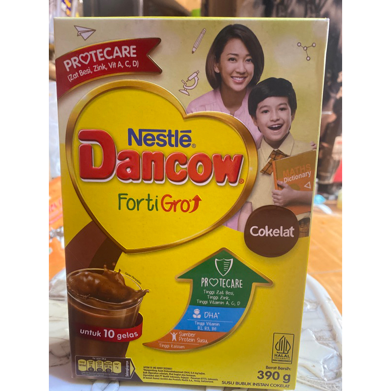

susu Dancow fortigro coklat 390 gram