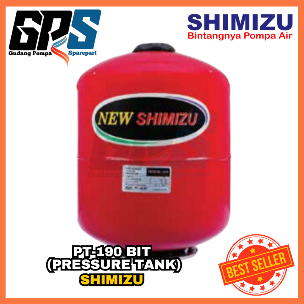 [PRESSURE TANK] SHIMIZU PT-190 BIT TANK POMPA AIR