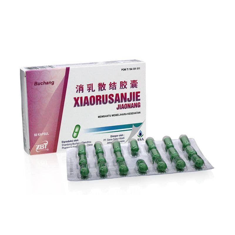Xiaorusanjie Buchang Xiaorusanjie Jiaonang Obat Herbal 60 Kapsul