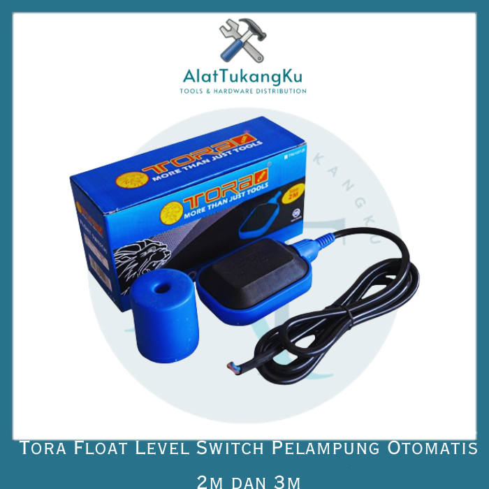 Tora saklar Pelampung pompa celup otomatis tandon / Float level switch 2m dan 3m  / saklar otomatis 