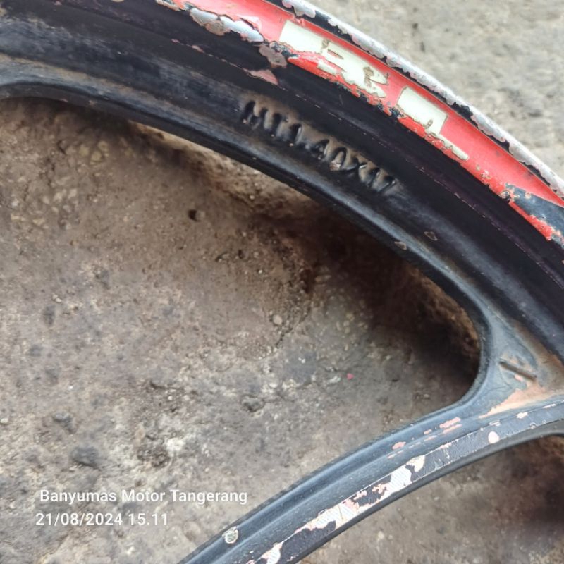 velg CEFIRO depan supra 125/Kharisma