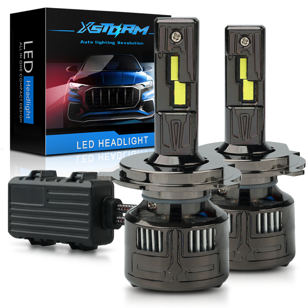 XSTORM 2Pcs H4 LED 300W Bohlam Lampu Depan Led Mobil H11 /9005HB3 / 9006HB4 Lampu Depan Otomatis