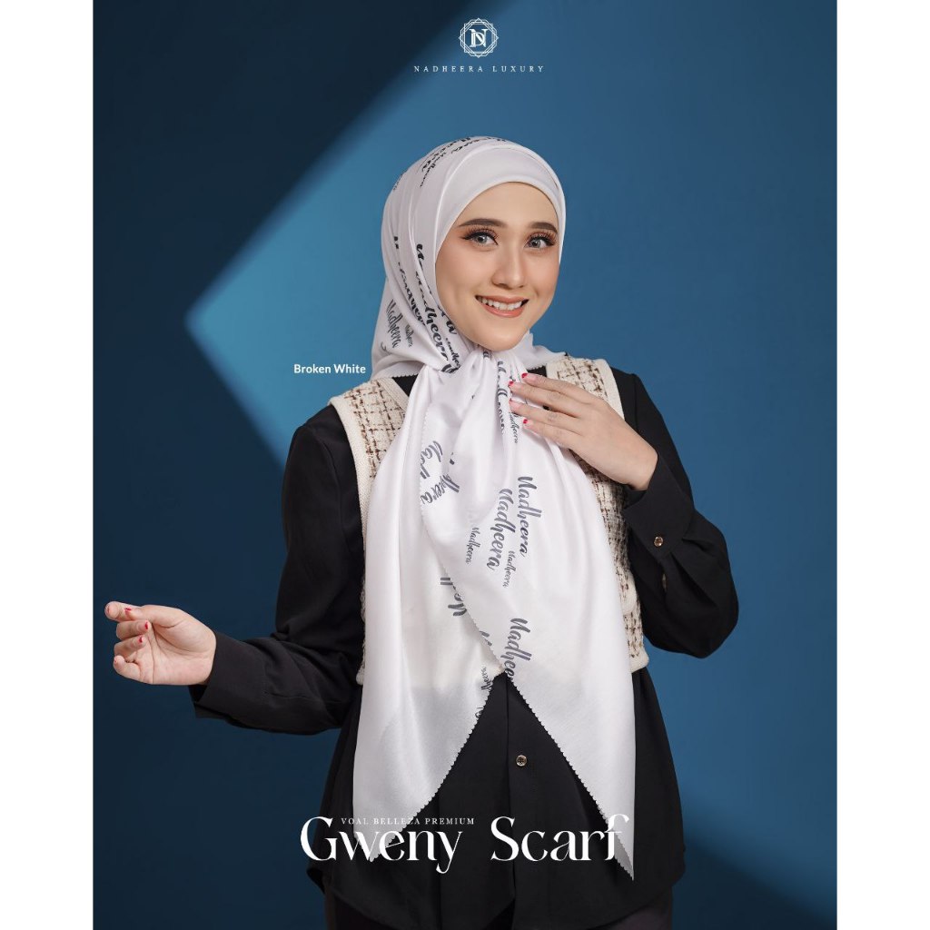 SCARF TERBARU // SCARF GWENY NADHEERA LUXURY TERBARU // SCARF NADHEERA LUXURY // NADHEERA LUXURY // 