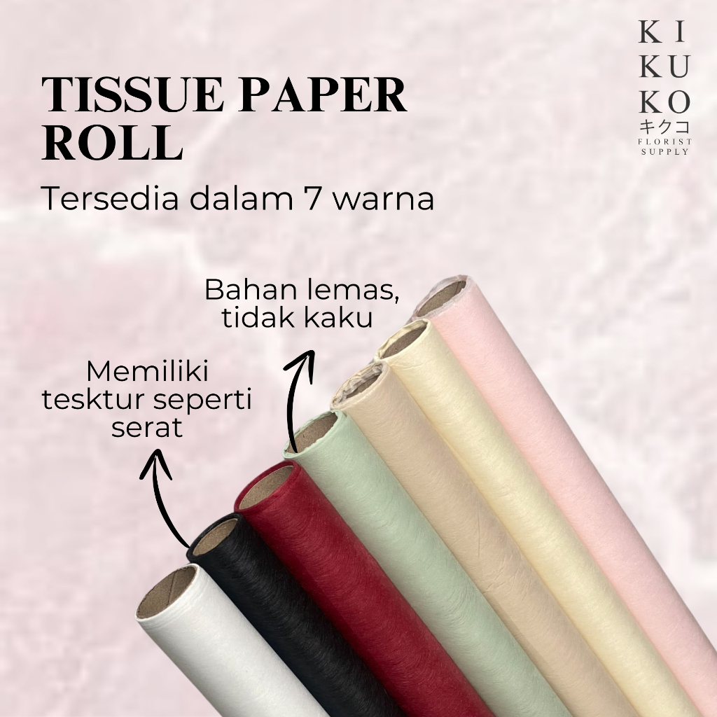 

Wrapping Korean Tissue Paper - Roll 60x10 m - Kertas Korea