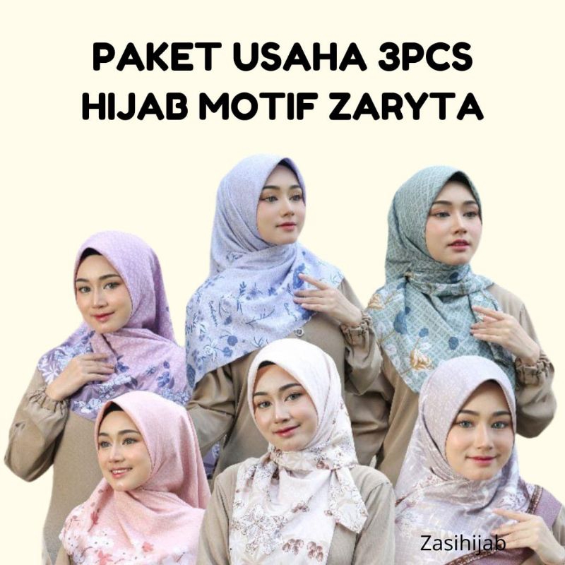 HIJAB VOAL MOTIF ZARYTA