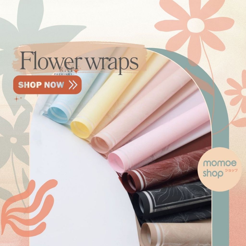 

Flower wrapping buket cellophane motif paper valentine bouquet paper money plastik wrap vintage paper premium