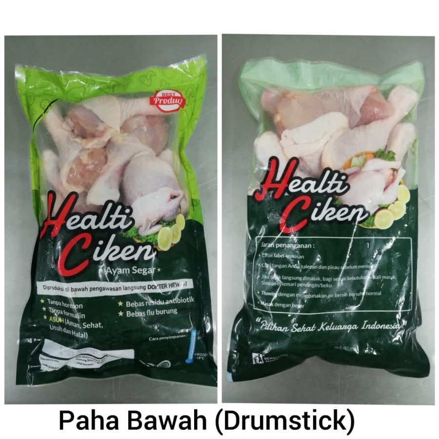 

Ayam Probiotik pakan herbal halal frozen-Paha bawah drumstick
