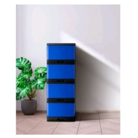 RAK CONTAINER SUSUN 4 MIRACLE KONTENER LEMARI LACI PLASTIK KABINET//RC-04