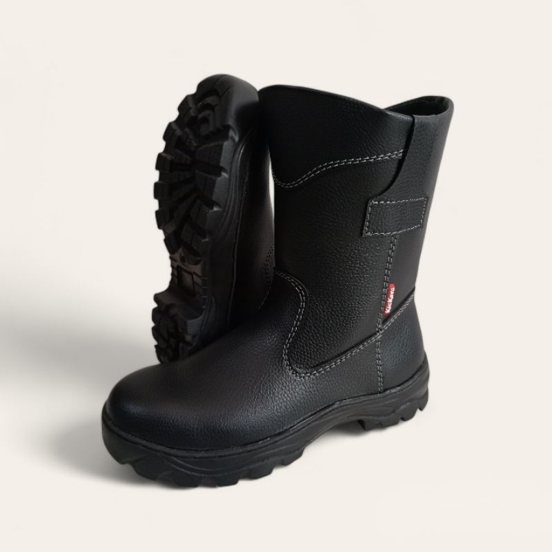 TERLARIS SEPATU SAFETY BOOT KING KICKERS UJUNG BESI SEPATU BOOT SAFETY KING PRIA WANITA LAPANG LAS