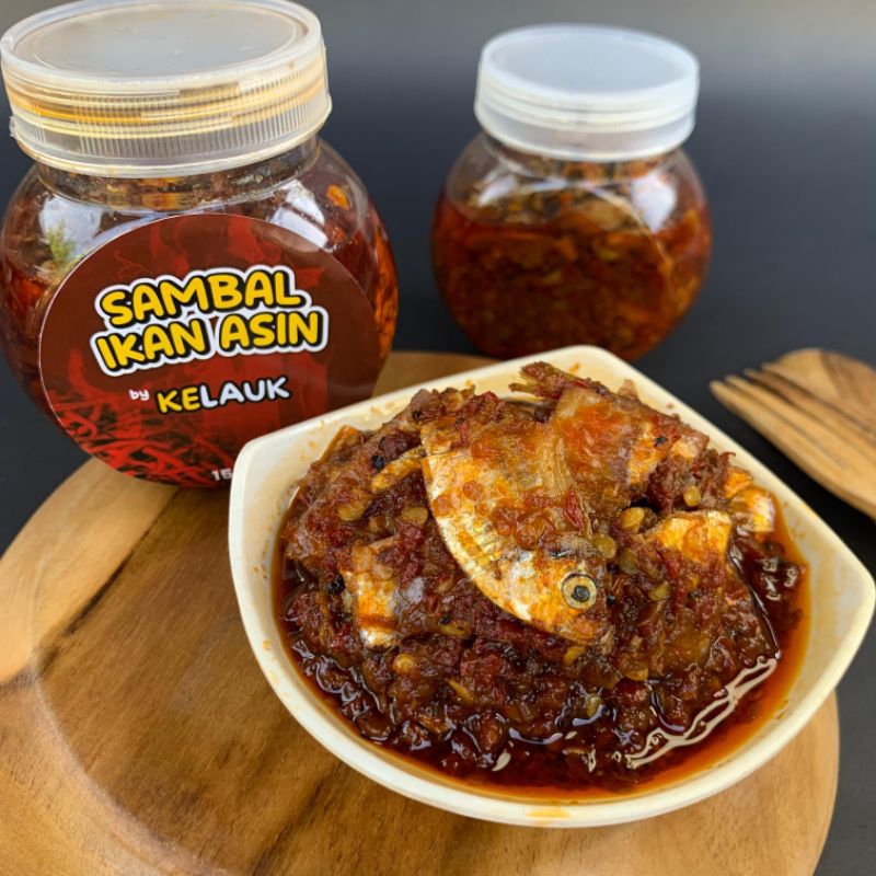 

KELAUK sambal ikan asin pedas khas nusantara terenak lezat dan bikin nagih